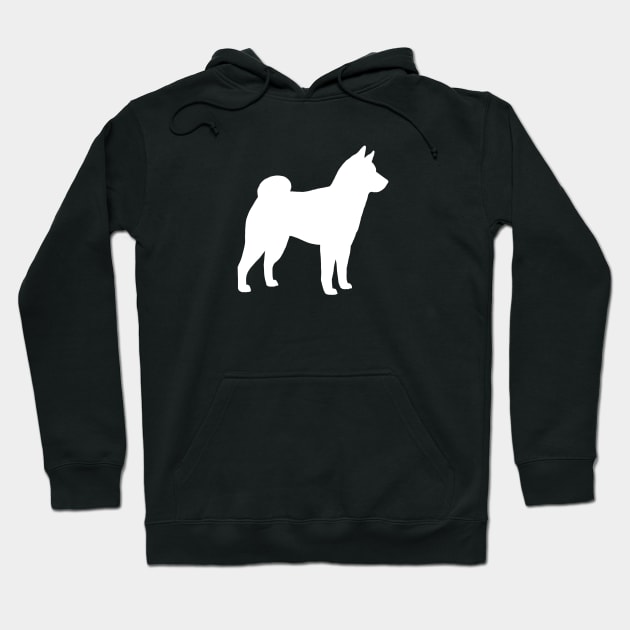 Shiba Inu Silhouette Hoodie by Coffee Squirrel